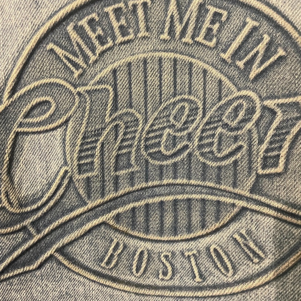Cheers Denim Jacket with  (Embossed) Logo